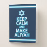 Keep Calm And Make Aliyah Pocket Folder