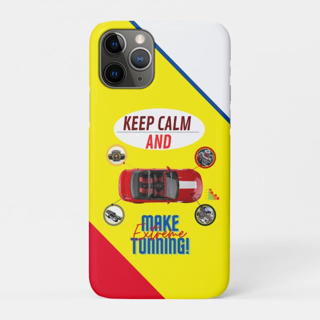 KEEP CALM AND MAKE EXTREME TUNNING Case-Mate iPhone CASE (Back)