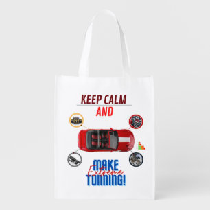 KEEP CALM AND MAKE EXTREME TUNNING GROCERY BAG