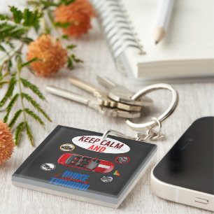 KEEP CALM AND MAKE EXTREME TUNNING KEYCHAIN