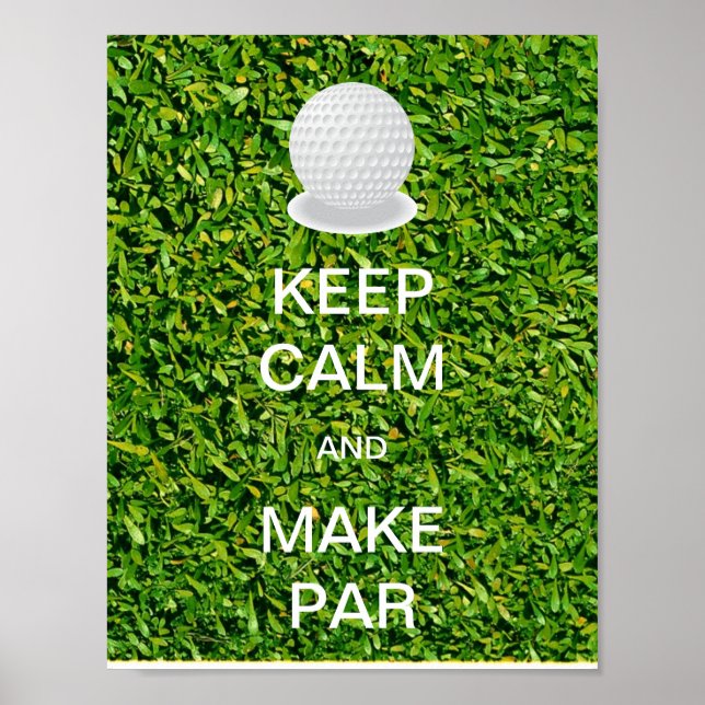Keep Calm and Make Par Poster (Front)