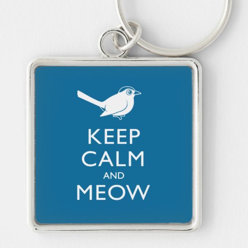 Keep Calm and Meow Keychain