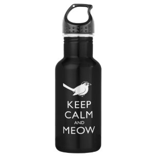 Keep Calm and Meow Water Bottle