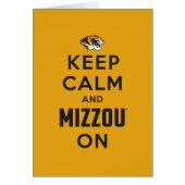 Keep Calm and Mizzou on (Front)