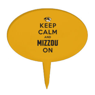Keep Calm and Mizzou on Cake Topper