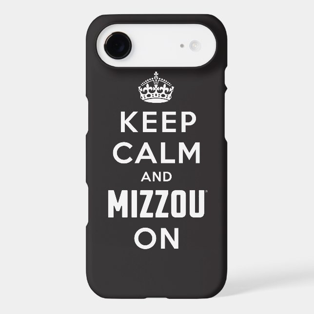 Keep Calm and Mizzou on Case-Mate iPhone Case (Back)