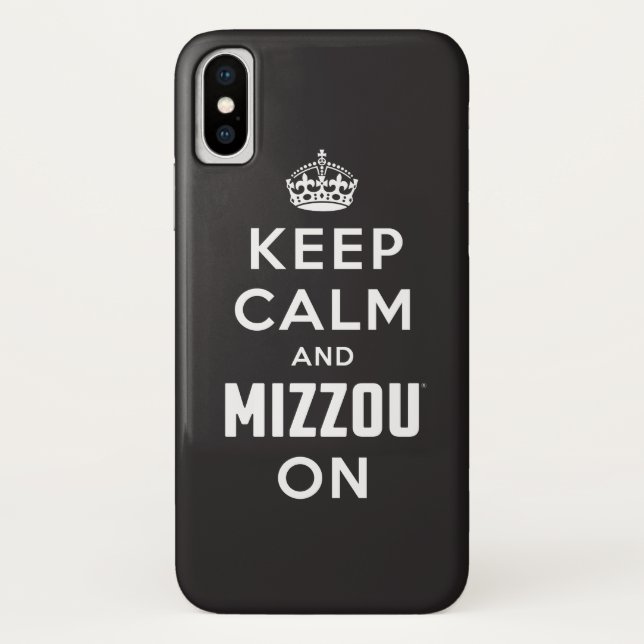 Keep Calm and Mizzou on Case-Mate iPhone Case (Back)