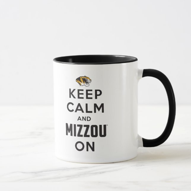 Keep Calm and Mizzou on Mug (Right)