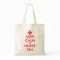 Keep calm and nurse on tote bag for caregivers