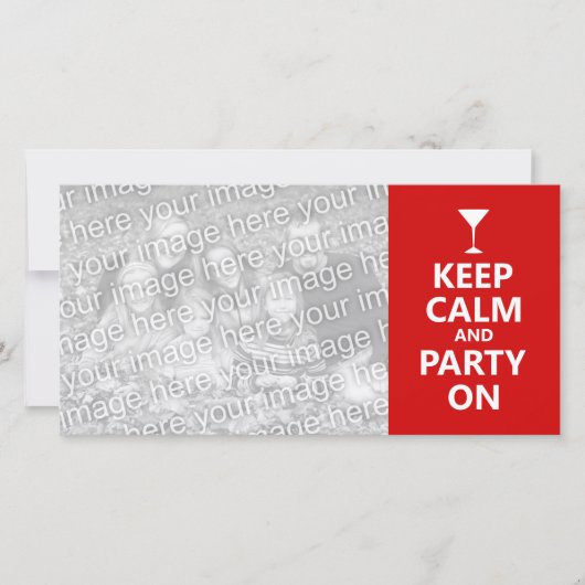 Keep Calm and Party On (Front)