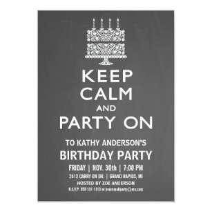 Funny Adult Birthday Invitations | Zazzle