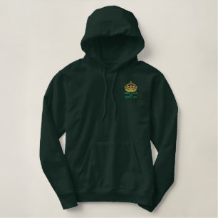 KEEP CALM AND PARTY ON embroidered APPAREL Hoodie