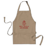 Keep Calm And Party With A Dishwasher Adult Apron at Zazzle