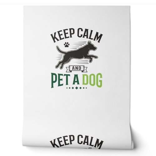 Keep Calm and Pet a Dog Vintage Engraving Design_1 Wallpaper