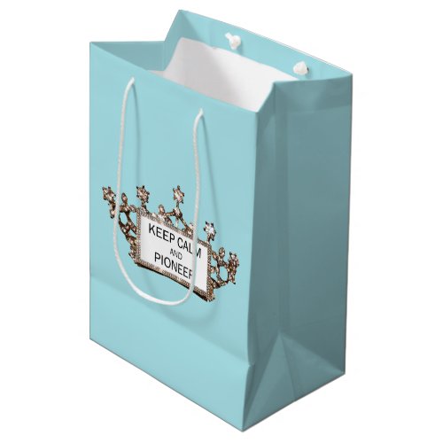 Keep Calm and Pioneer Medium Gift Bag