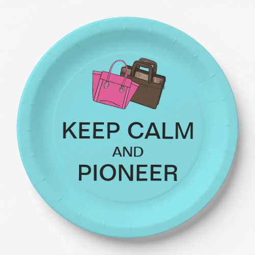 KEEP CALM AND PIONEER PAPER PLATES
