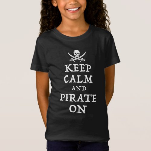 Keep Calm And Pirate On T_Shirt