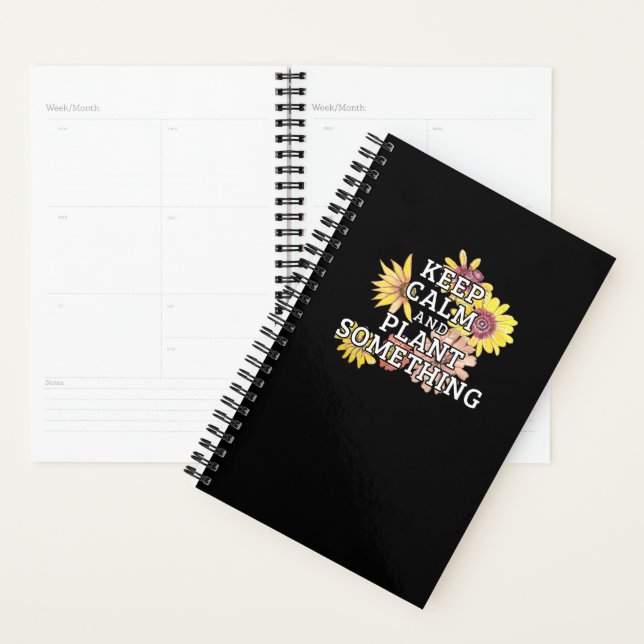 Keep Calm and Plant Something - Gardener Planner (Display)