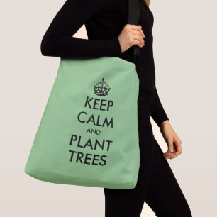 Keep calm and plant trees cross-body bag