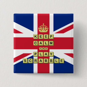 Keep Calm And Play Board Games Pinback Button