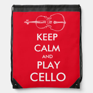 Keep Calm and Play Cello bag