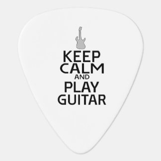 Keep Calm and Play Electric Guitar - Custom Color Pick