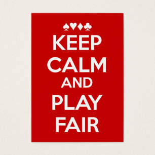 Keep Calm And Play Fair