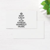 KEEP CALM AND PLAY FITNESS WORKOUT MUSIC (Desk)