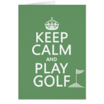 Keep Calm and Play Golf - all colors