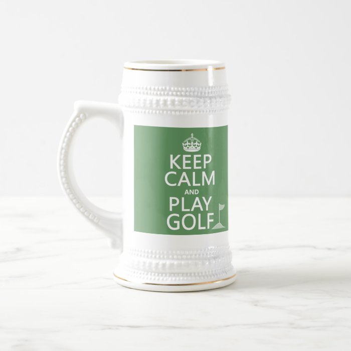 Keep Calm and Play Golf   all colors Coffee Mug