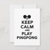 Keep calm and play Ping Pong (Front)