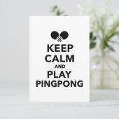 Keep calm and play Ping Pong (Standing Front)