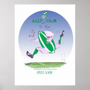 keep calm and play rugby, tony fernandes poster