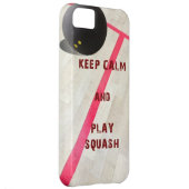 Keep Calm and Play Squash Case-Mate iPhone Case (Back/Right)