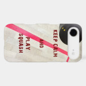 Keep Calm and Play Squash Case-Mate iPhone Case (Back (Horizontal))
