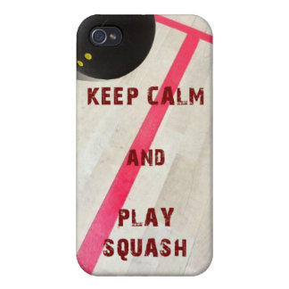 Keep Calm and Play Squash iPhone 4/4S Case