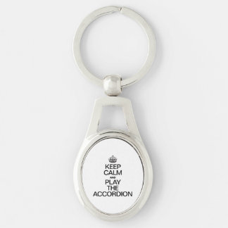 KEEP CALM AND PLAY THE ACCORDION KEYCHAIN