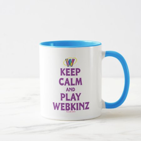 Keep Calm And Play Webkinz Mug
