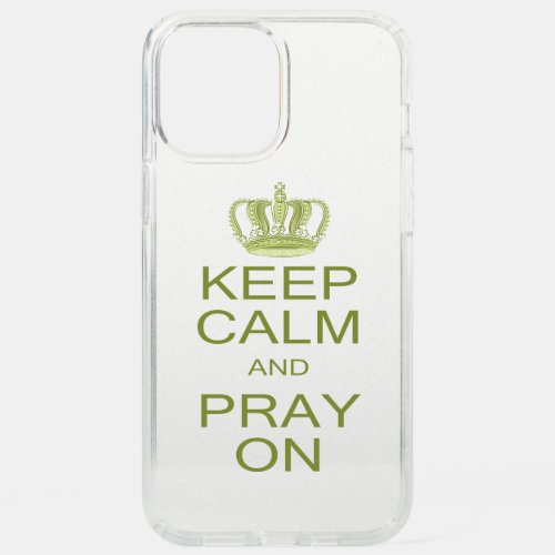 Keep Calm and Pray On Large Royal Decree Speck iPhone 12 Pro Max Case