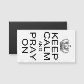 Keep Calm and Pray On with Royal Crown Inspiration (Front/Back)