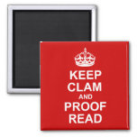 Keep Calm And Proofread Magnet at Zazzle