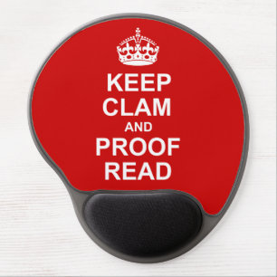 Keep Calm and Proofread Mousepad