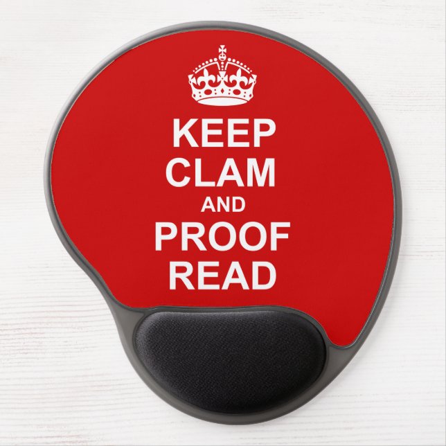 Keep Calm and Proofread Mousepad (Front)