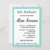 Keep Calm And Put On Your Tiara Celebration Party Invitation (Back)