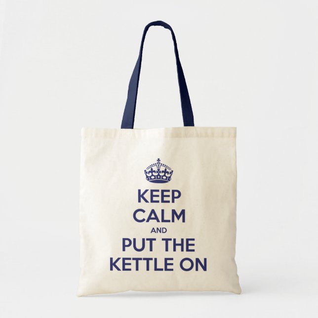 Keep Calm and Put The Kettle On Tote Bag (Front)