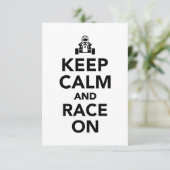 Keep calm and race on (Standing Front)