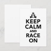 Keep calm and race on (Front/Back)