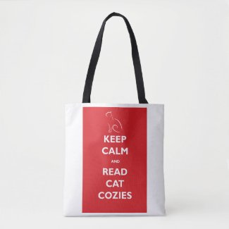 Keep Calm and Read Cat Cozies Tote