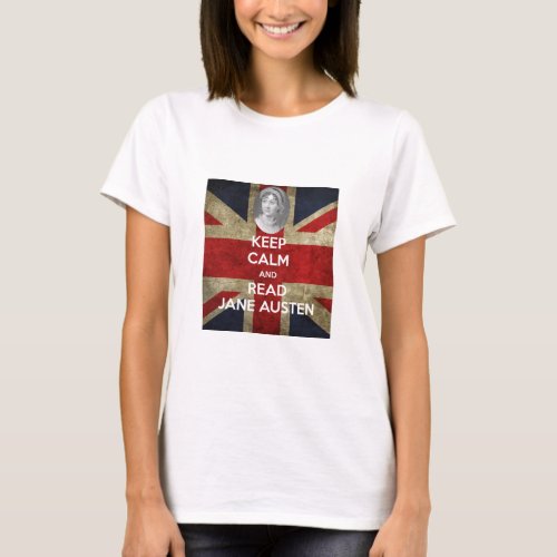 Keep Calm and Read Jane Austen T_Shirt