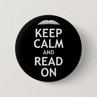 Keep Calm and Read On Button